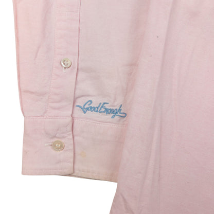 Vintage Good Enough Long Sleeve Button Up Shirt Size M