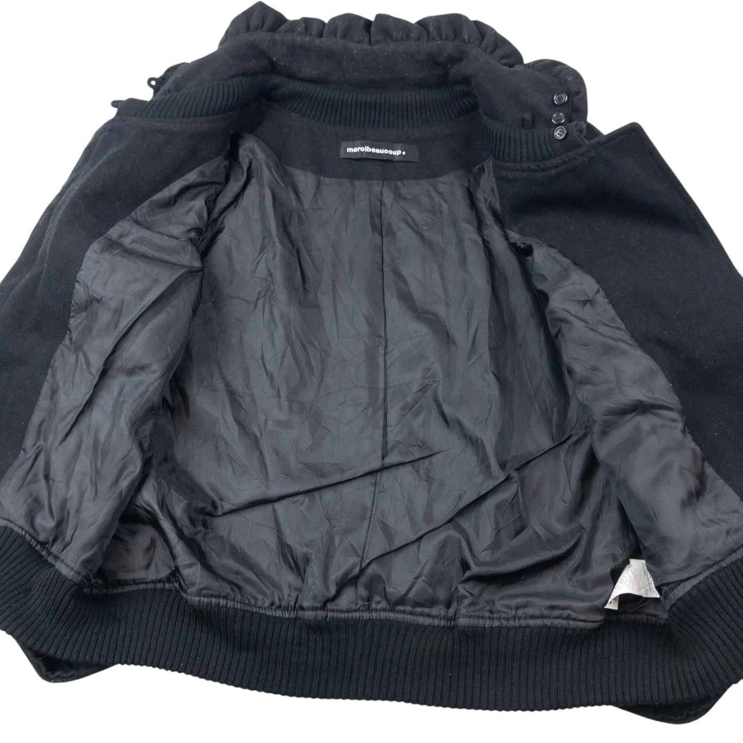 Vintage 2000s Mercibeaucoup By Issey Miyake Button Up Jacket Womens Size S | Small, Black