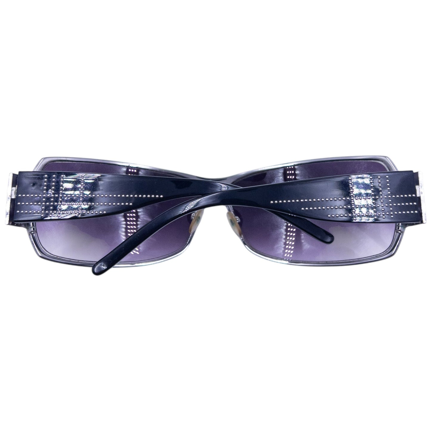 Vintage 2000s Burberry Nova Check Sunglasses | O/S, Black
