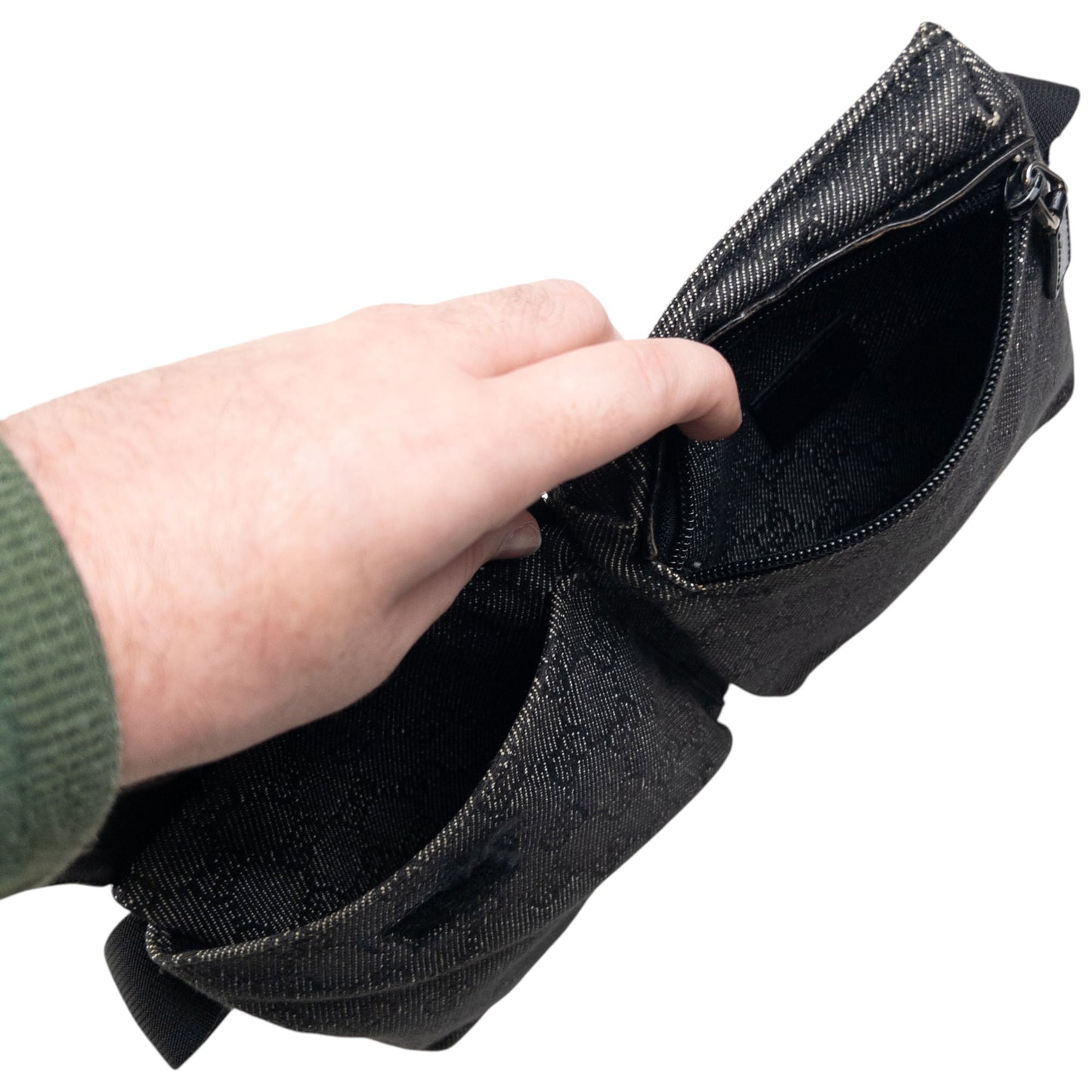 Vintage Gucci Monogram Crossbody Bag