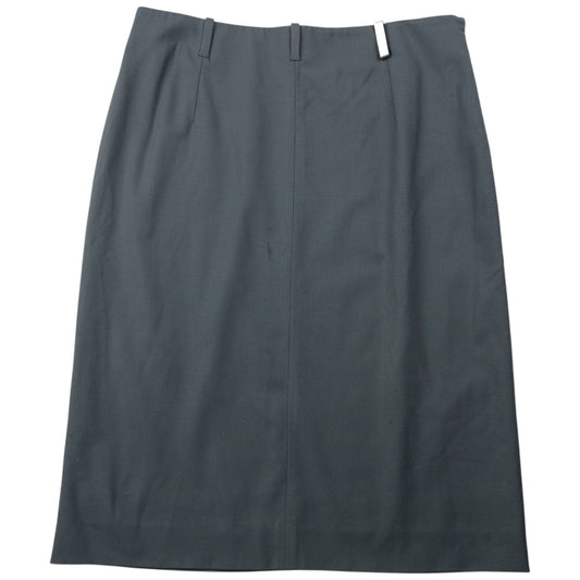 Vintage 90s Gucci By Tom Ford Wool Skirt Womens Size W28 | W28, Grey