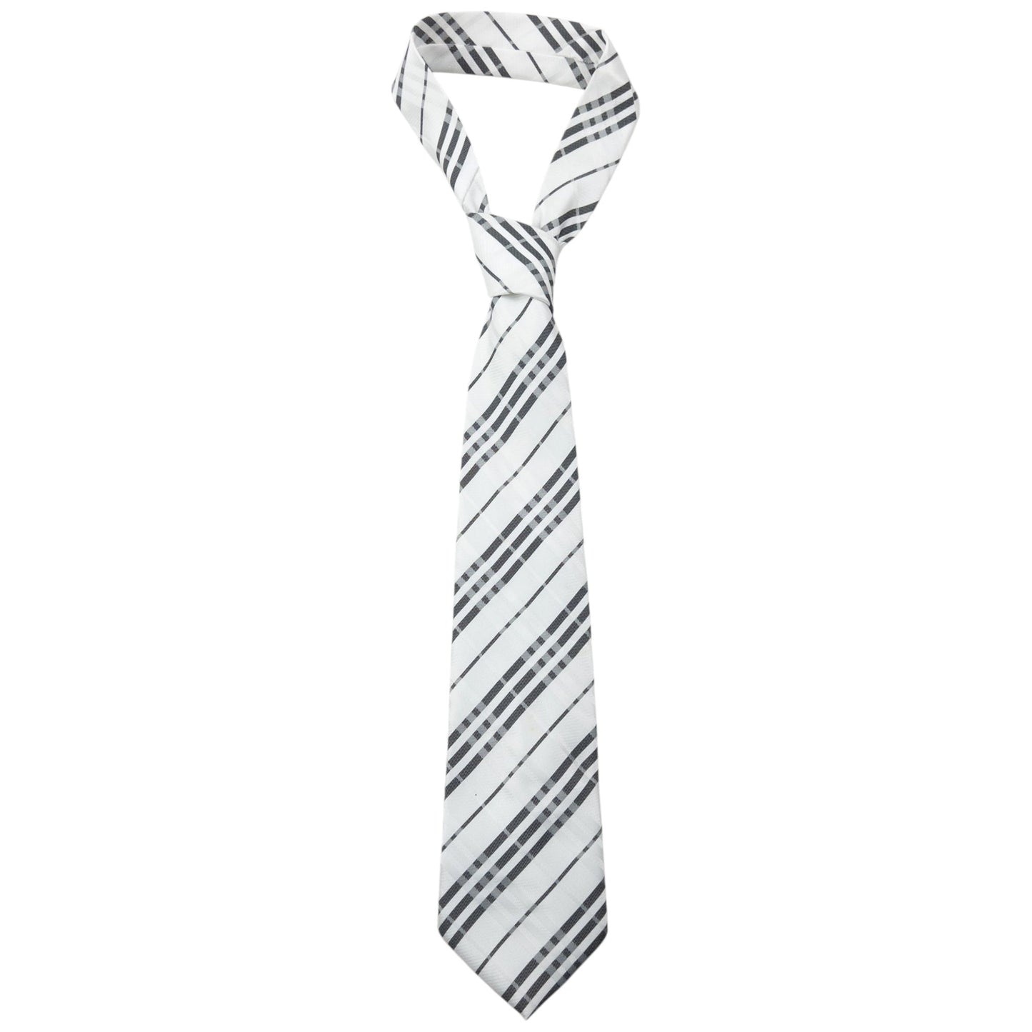 Vintage Burberry Nova Check Silk Tie | O/S, Black