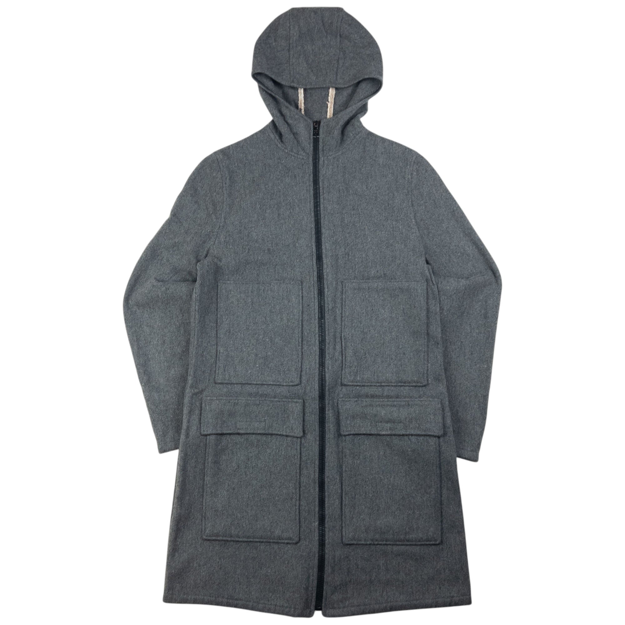 ジャケット・アウター MIUMIU HOODED COAT 1998aw Miu Miu 1998 AW Archive Hooded Wool Coat Italy 90s Mans Size 52 | eBay