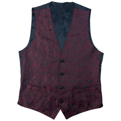 Vintage 2000s Dolce & Gabbana Brocade Waistcoat & Trousers Suit Set Size M | Medium, Multicoloured