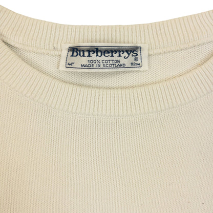 Vintage 90s Burberry Knit Jumper Size M | Medium, Red