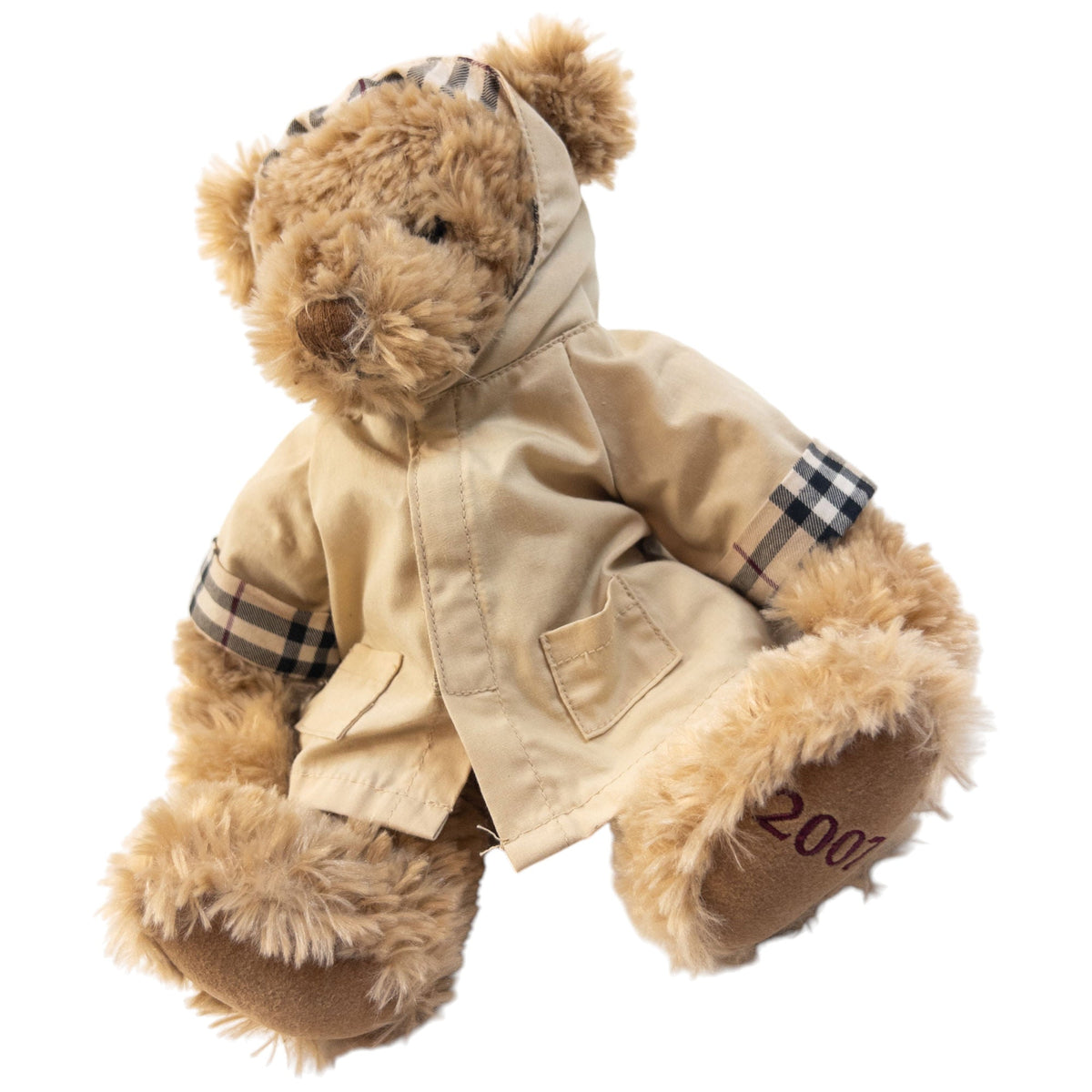 Vintage 2007 Burberry Jacket Teddy Bear | O/S, Beige
