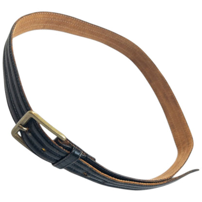 Vintage 90s Issey Miyake Leather Belt Size S | O/S, Black