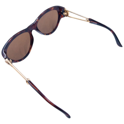 Vintage 1996 Gianni Versace Safety Pin Tortoise Shell Sunglasses | O/S, Brown