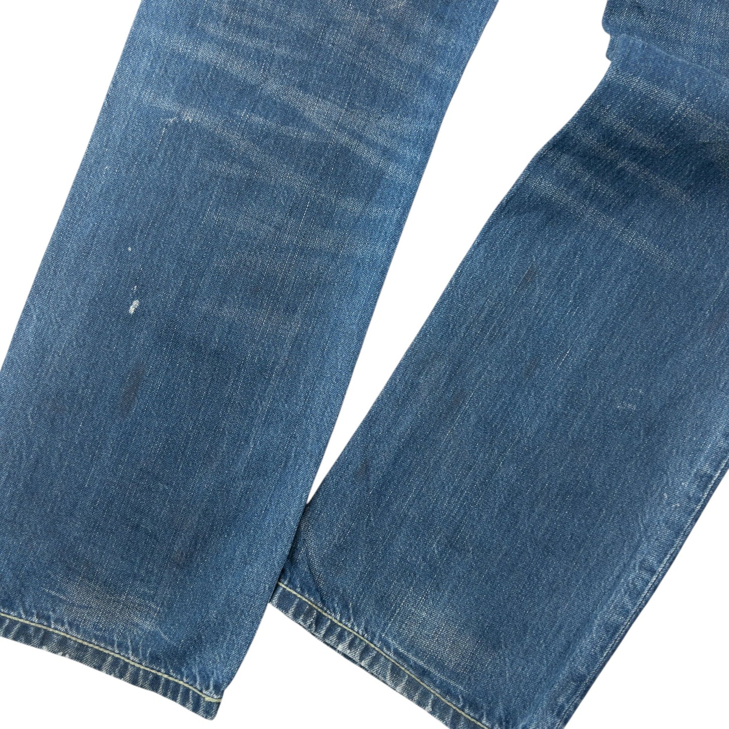 Vintage Puma X Evisu Double Gull Japanese Denim Jeans Size W30 | W30, Blue