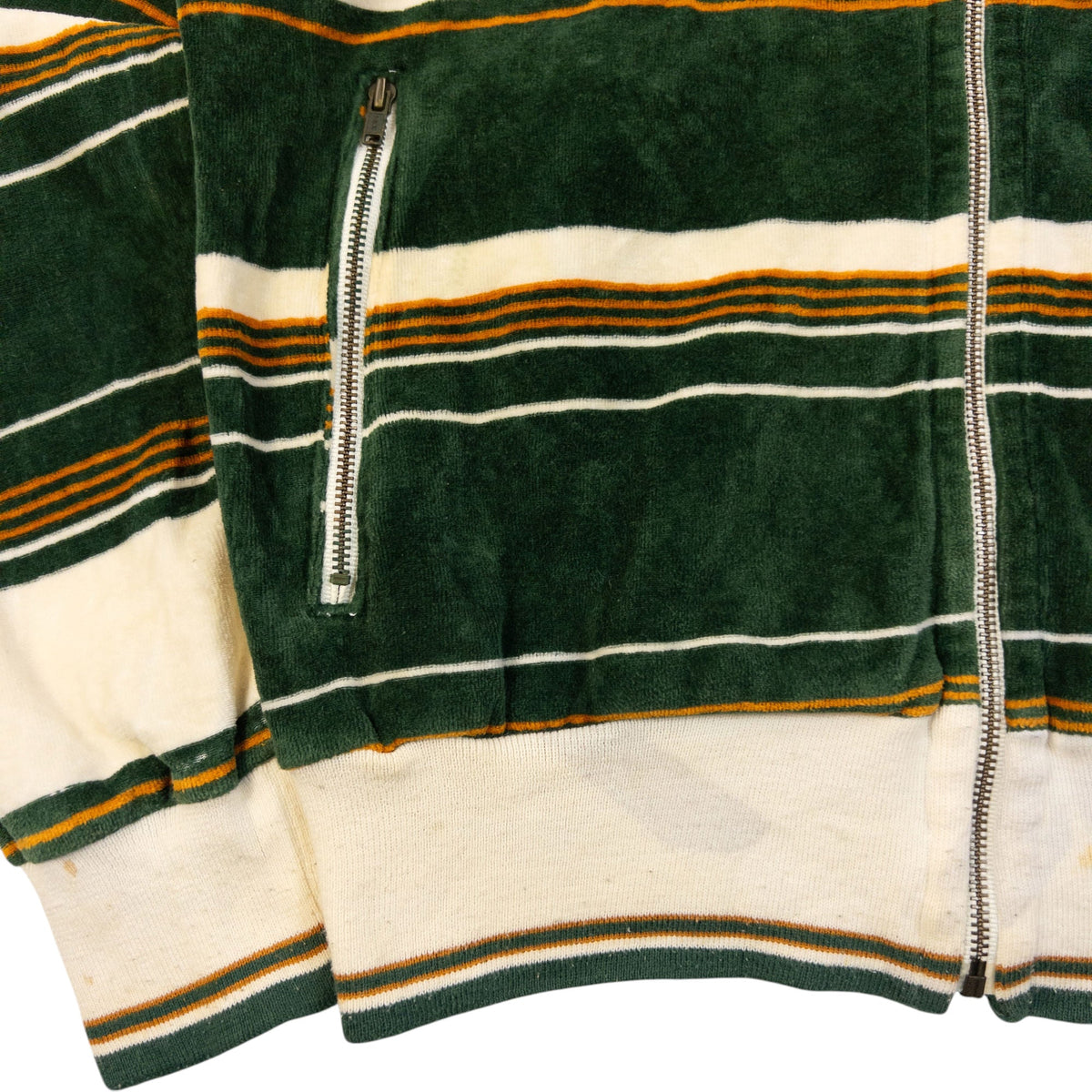Vintage 90s Hysteric Glamour Striped Velour Jacket Womens Size S | Small, Multicoloured