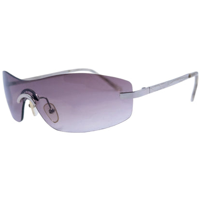 Vintage 2000s Burberry Nova Check Rimless Sunglasses | O/S, Brown