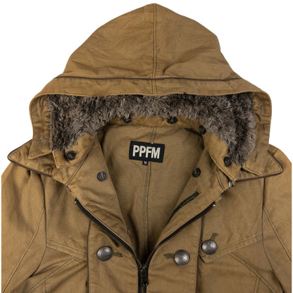 Vintage PPFM Buckle Military Jacket Women's Size M