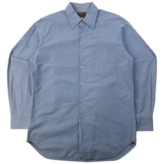 Vintage 90s Yohji Yamamoto D'Urban A.A.R Long Sleeve Button Up Shirt Size M | Medium, Grey