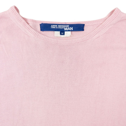 2020 Junya Watanabe X Comme Des Garçons MAN Silk Jumper Size M | Medium, Pink