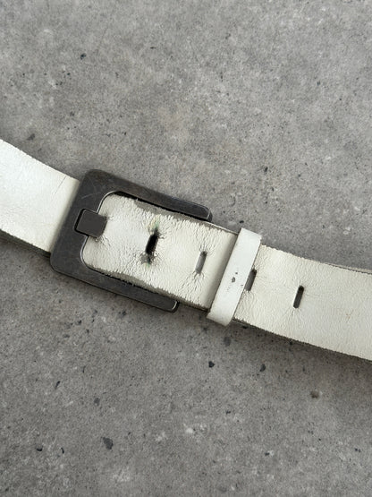 Vintage 1990s Leather Chunky Belt - W34-38