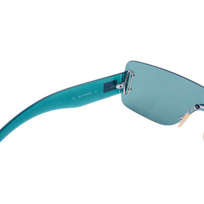 Vintage 2000s Gucci Clear Rimless Sunglasses