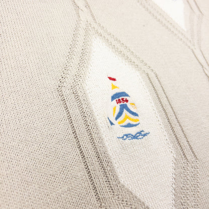 Vintage Burberry Embroidered Knit Jumper Size L