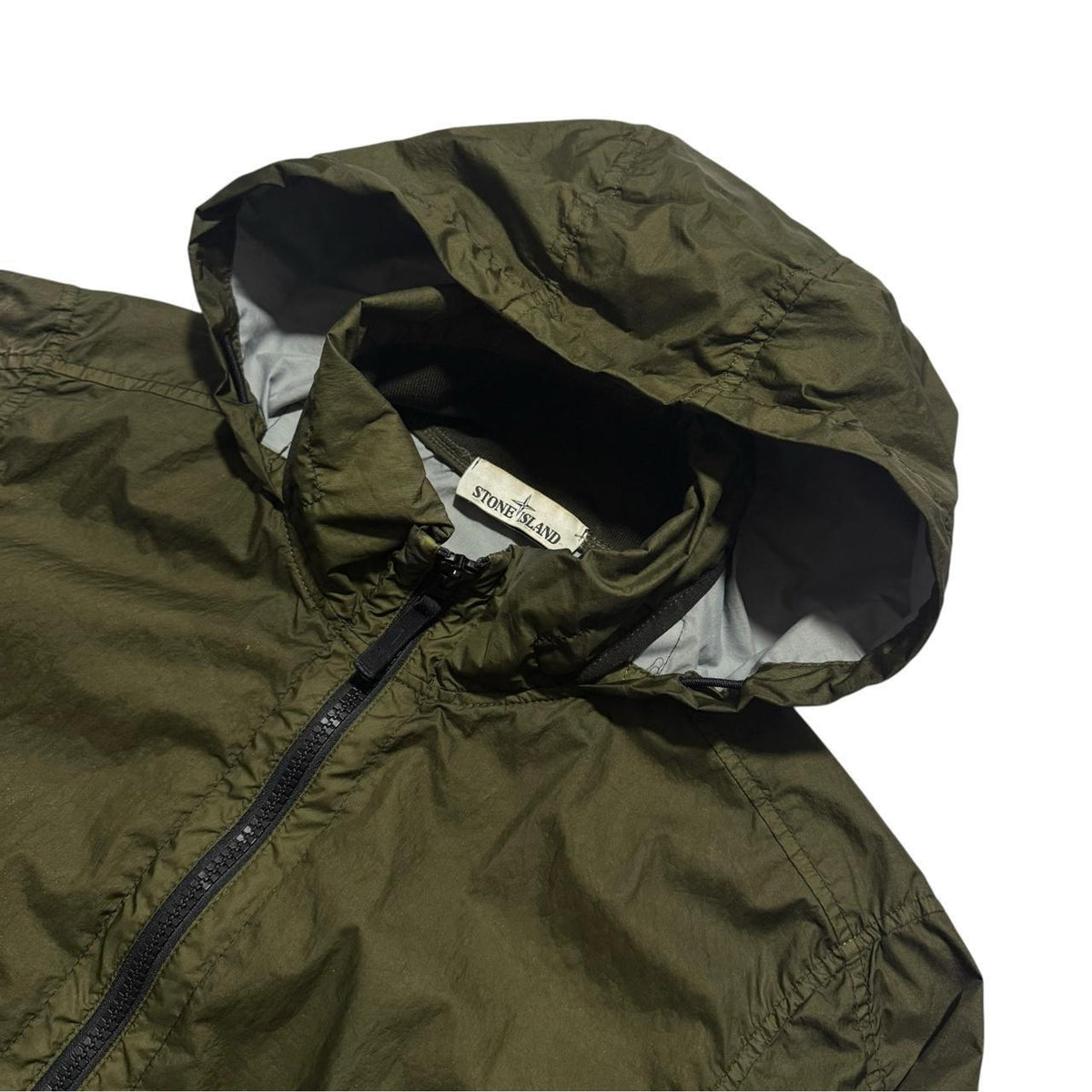 Stone Island Membrana 3L Jacket | Large, Olive