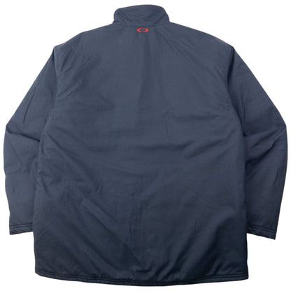 Vintage 90s Oakley Zip Up Padded Jacket Size L | Large, Navy