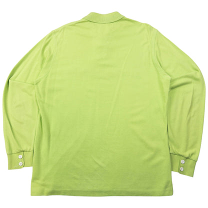 Vintage 2000s Burberry Embroidered Long Sleeve Polo Shirt Size M