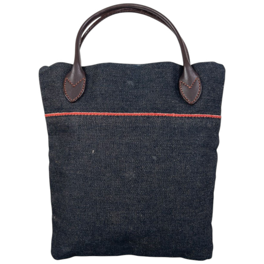 Vintage Evisu Gull Japanese Denim Handbag | O/S, Navy