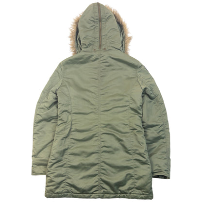 Vintage 90s Hysteric Glamour Fur Hood Cape Jacket Womens Size M | Medium, Green
