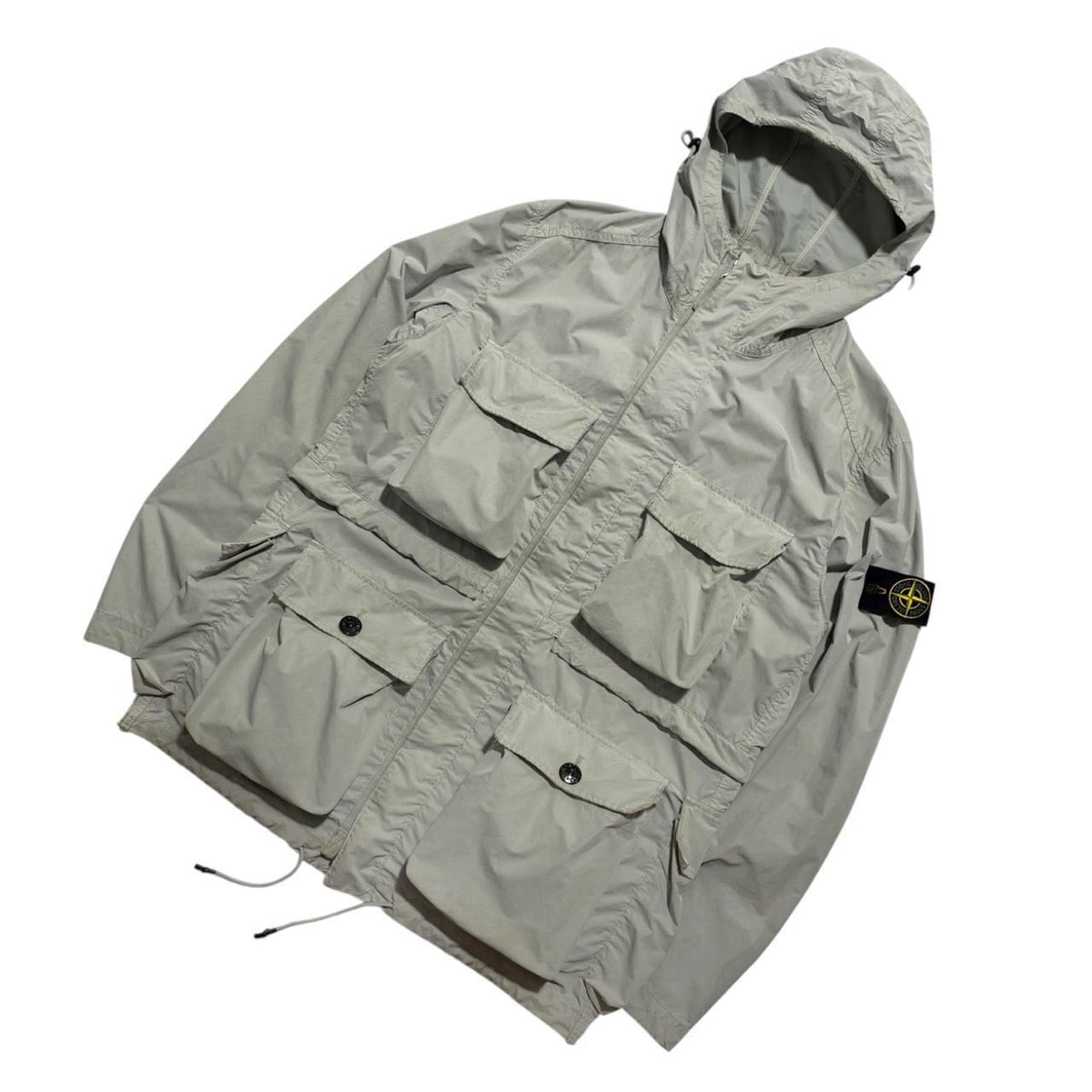 Stone Island David-TC Multi Pocket Jacket | Large, Tan