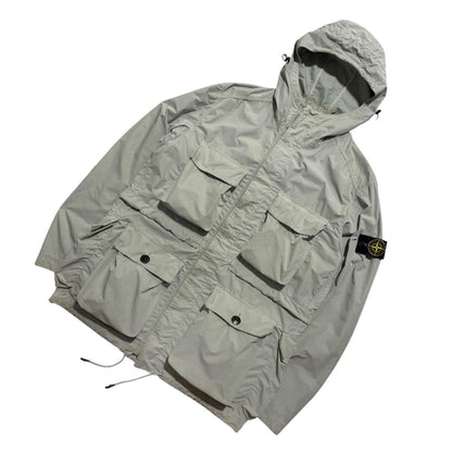 Stone Island David-TC Multi Pocket Jacket | Large, Tan