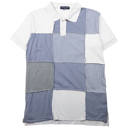 Vintage Comme Des Garçons HOMME Patchwork Polo Shirt Size M