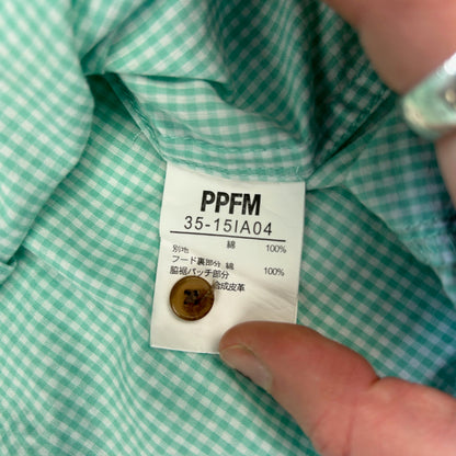 Vintage PPFM Full Zip Checkered Hoodie Size S