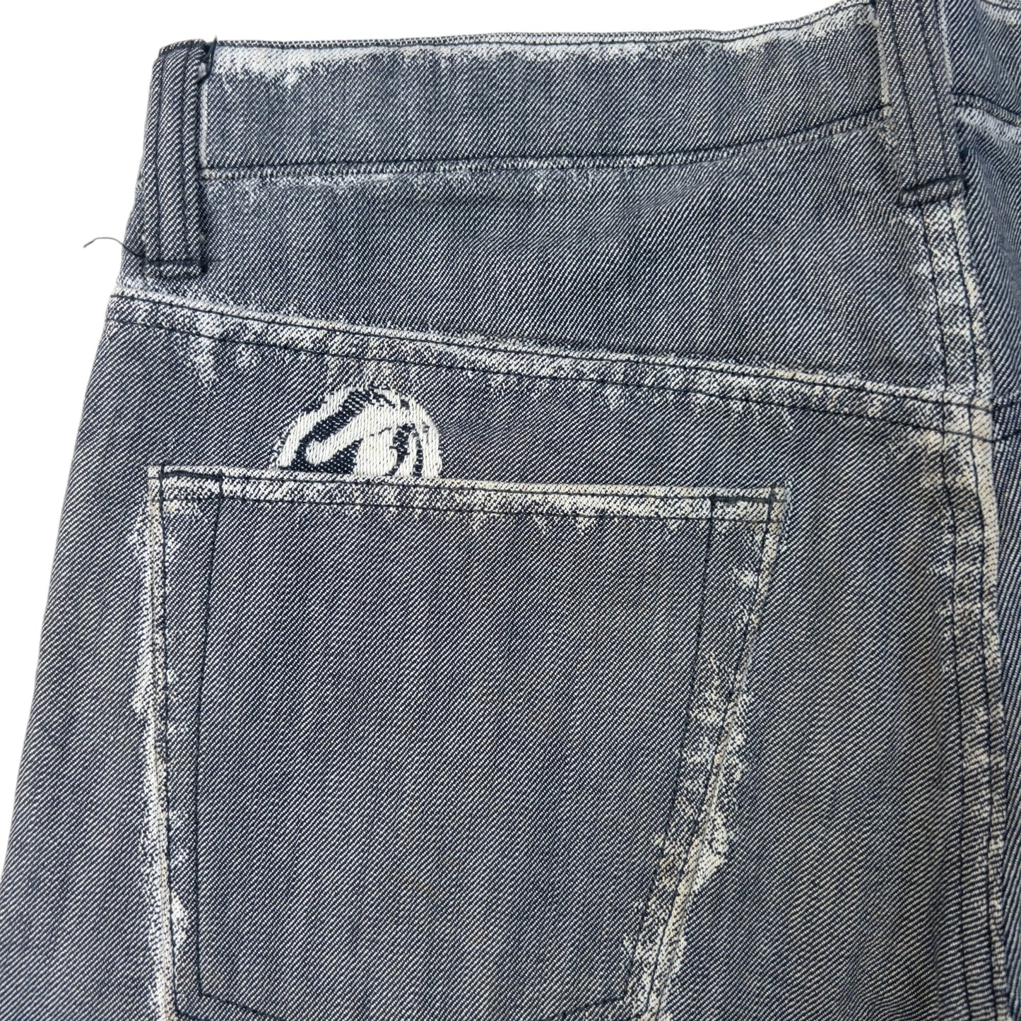 Vintage 2000s A-POC By Issey Miyake Denim Jeans Size W32 | W32, Grey