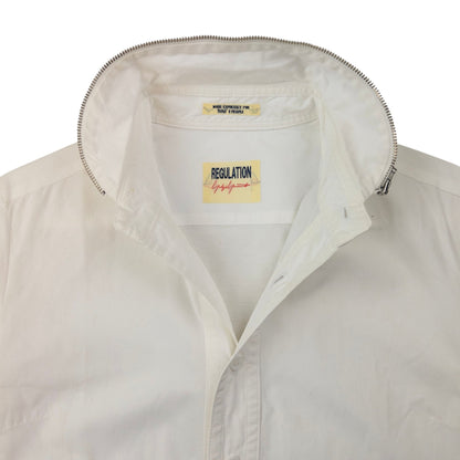 Vintage Yohji Yamamoto Regulation Button Up Shirt Dress Womens Size M