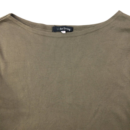 Vintage 90s Yohji Yamamoto Long Sleeve T Shirt Womens Size M | Medium, Brown