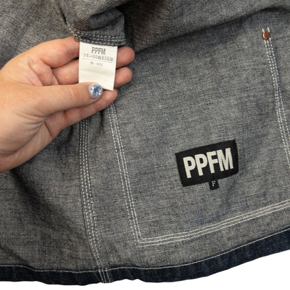 Vintage 2000s PPFM Lightweight Denim Jacket Size M | Medium, Navy
