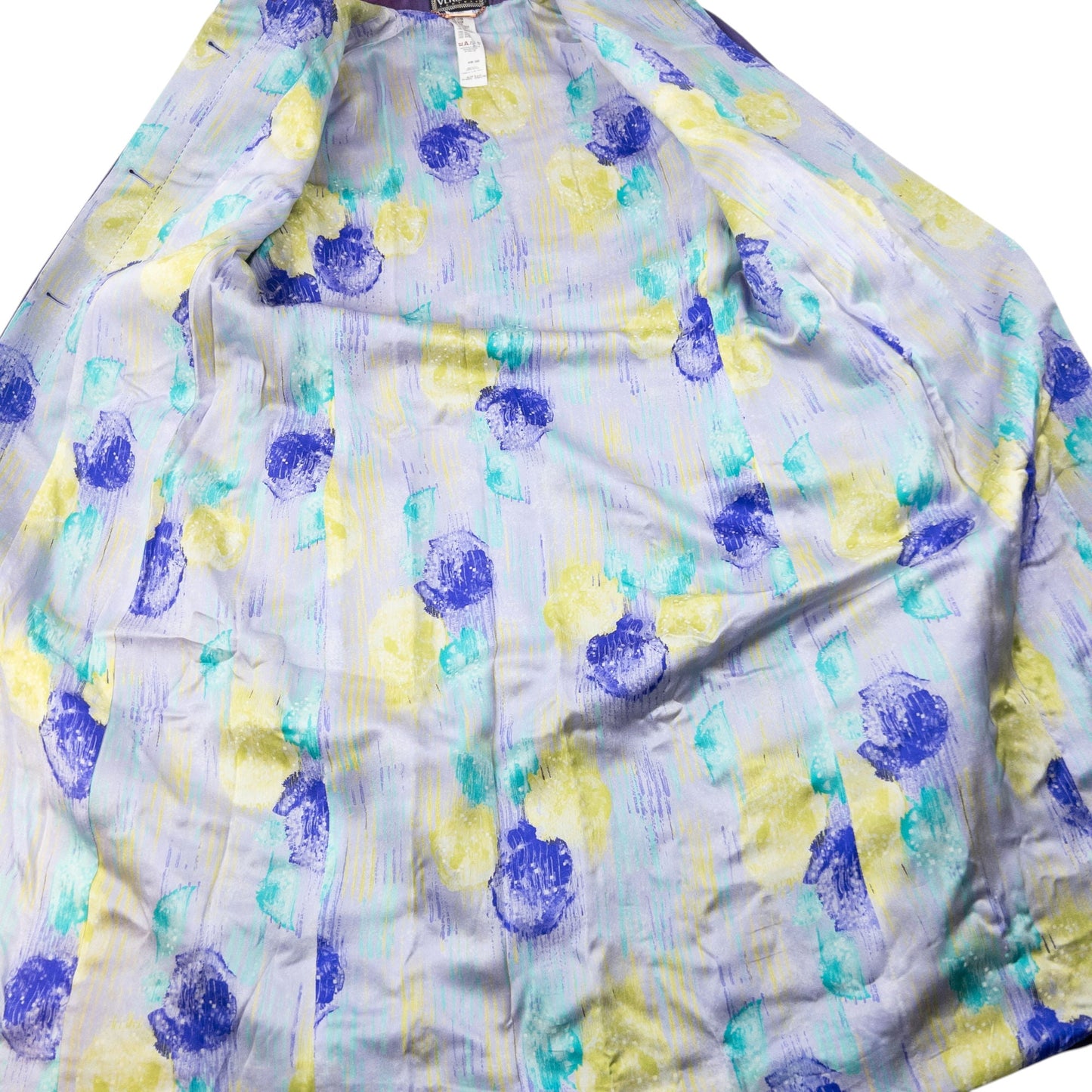 Vintage 90s Gianni Versace Couture Trench Jacket Womens Size L | Large, Purple