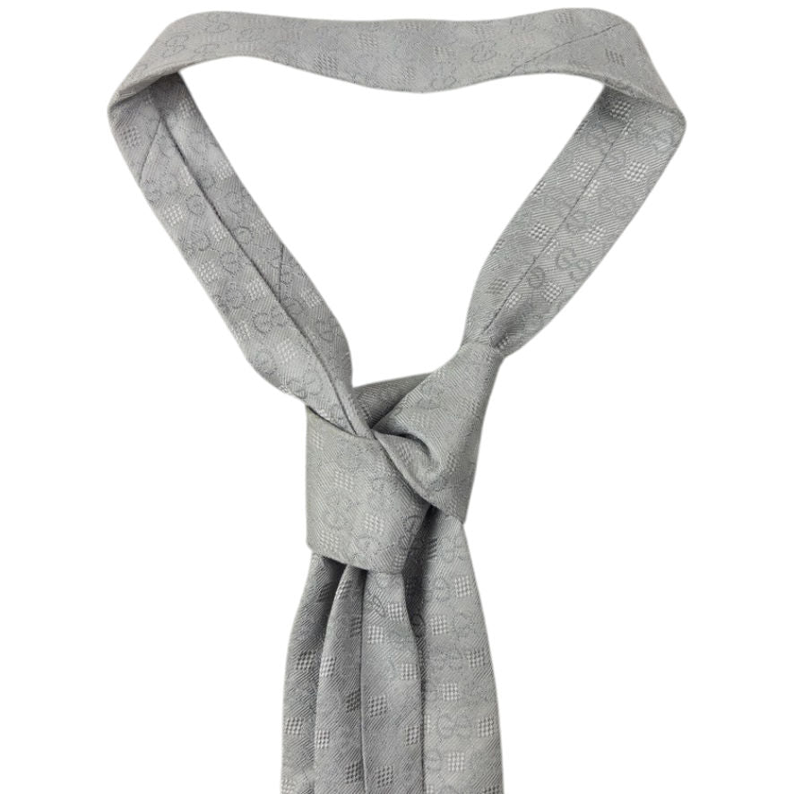 Vintage Gucci Monogram Silk Tie