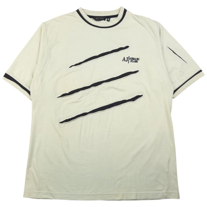 Vintage Armani Jeans Slash T Shirt Size L