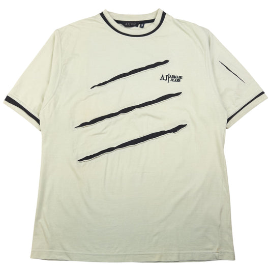 Vintage Armani Jeans Slash T Shirt Size L