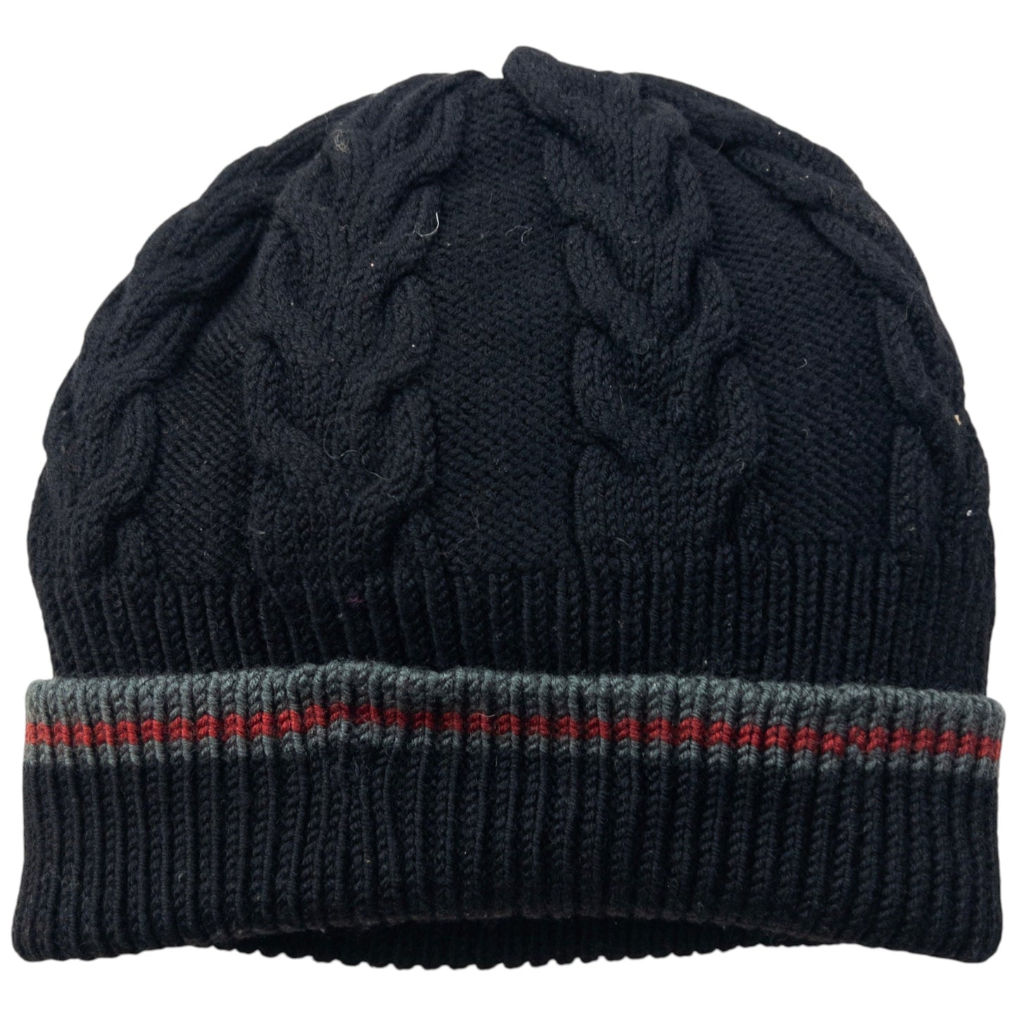 Vintage 2000s Gucci Wool Knit Beanie Hat Size L | Large, Black