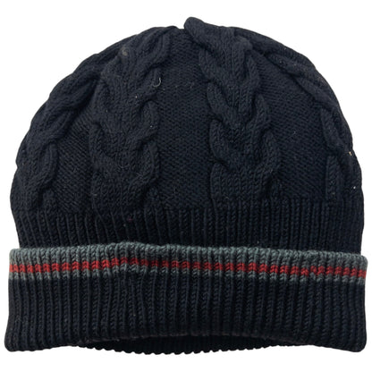 Vintage 2000s Gucci Wool Knit Beanie Hat Size L | Large, Black