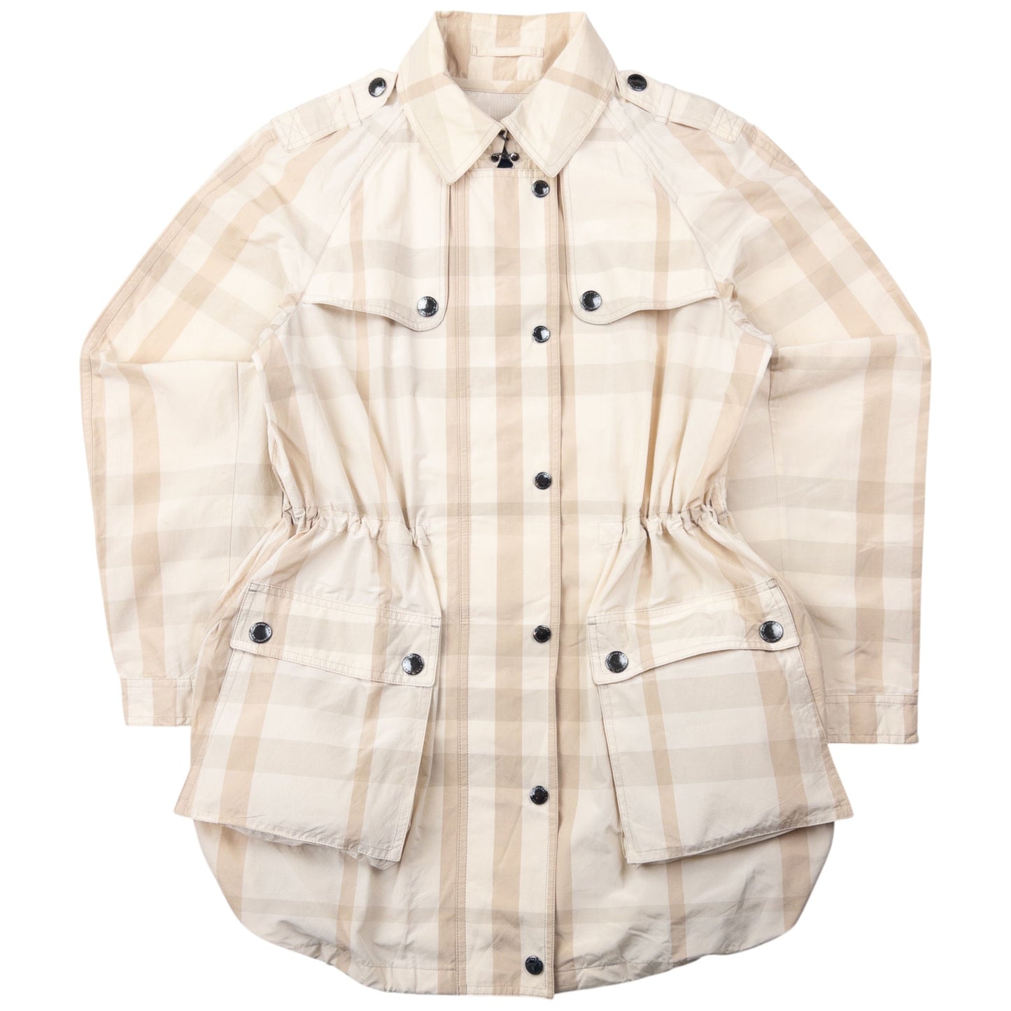 Vintage Burberry Nova Check Rain Jacket Womens Size M