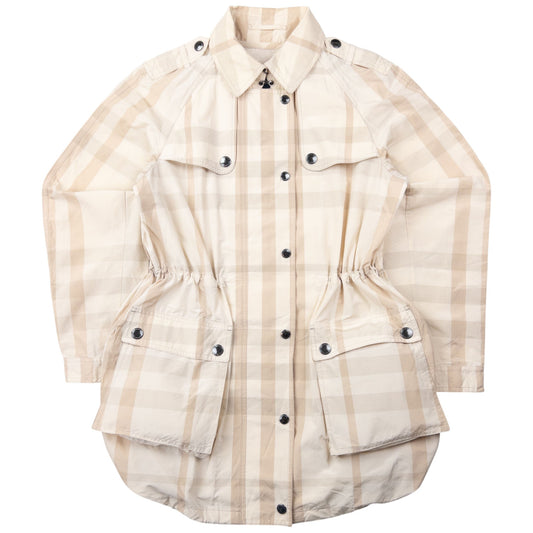 Vintage Burberry Nova Check Rain Jacket Womens Size M