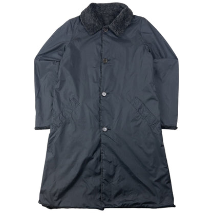 Vintage 90s Cabane De Zucca By Issey Miyake Reversible Fur Jacket Size M | Medium, Black