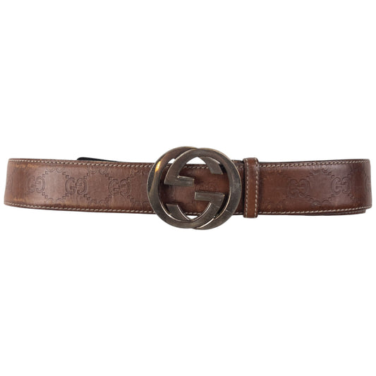 Vintage Gucci Monogram Belt Size W36