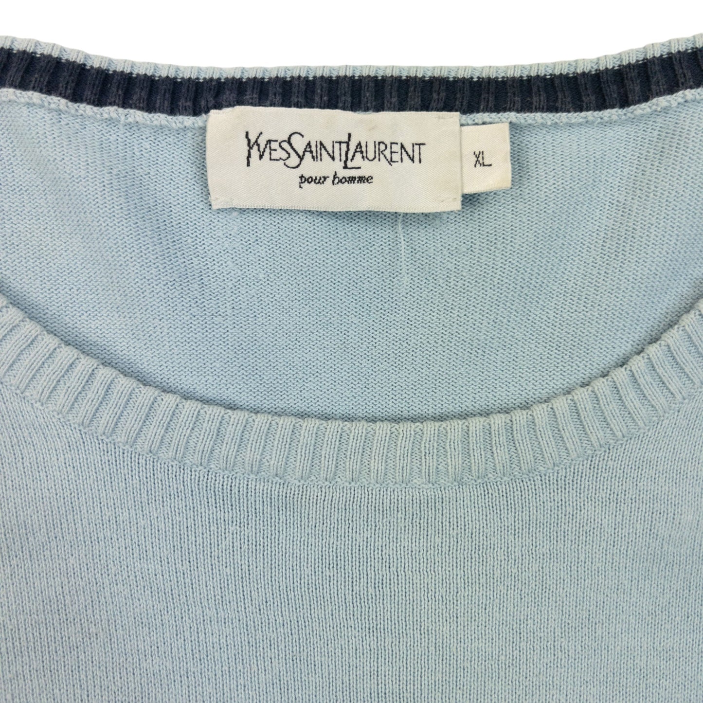 Vintage 2000s YSL Yves Saint Laurent Jumper Size XL | XL, Blue
