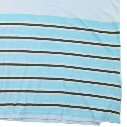 Vintage 2000s Yohji Yamamoto Striped Maxi Dress Womens Size M | Medium, Blue