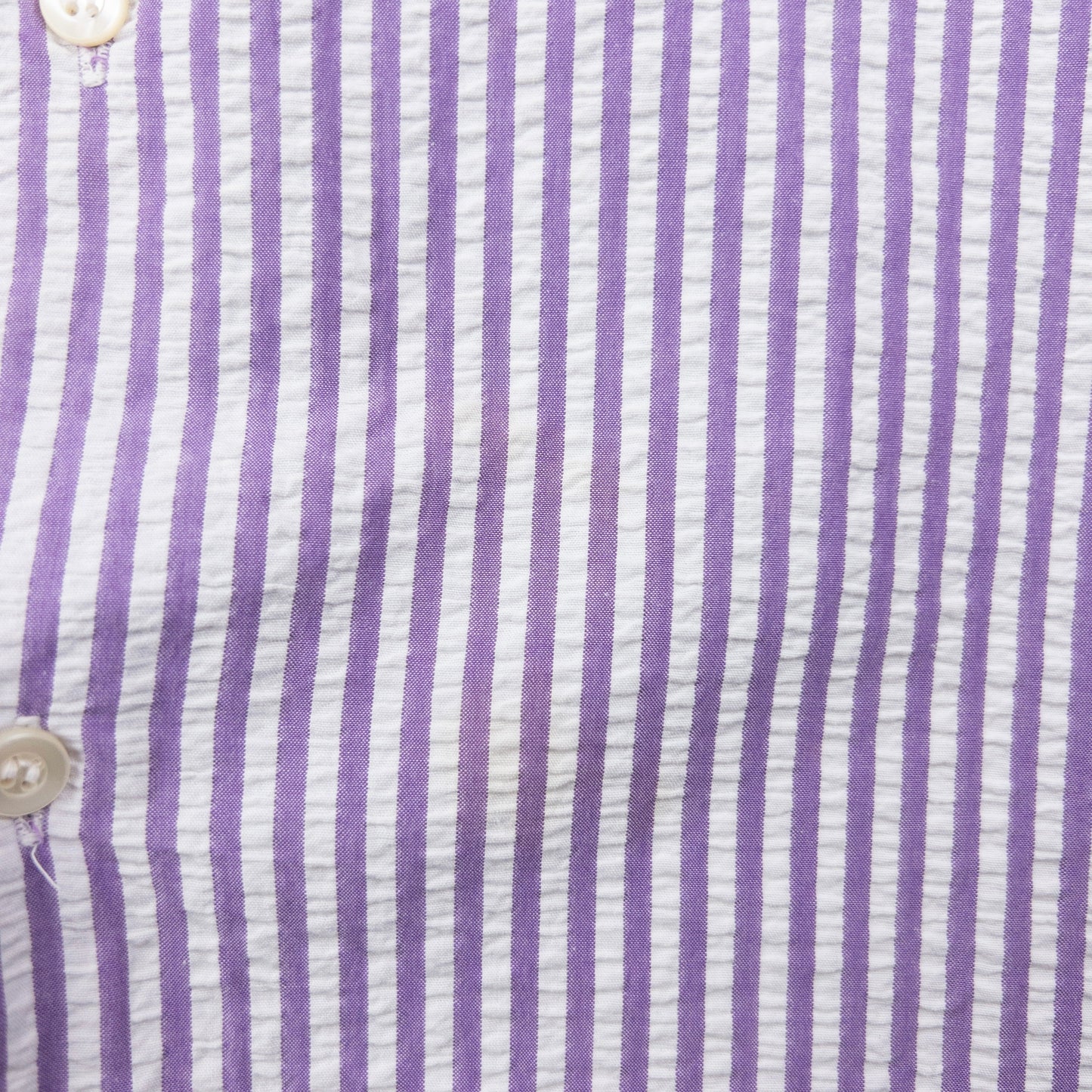 Vintage 90s Issey Miyake Striped Long Sleeve Button Up Shirt Size S