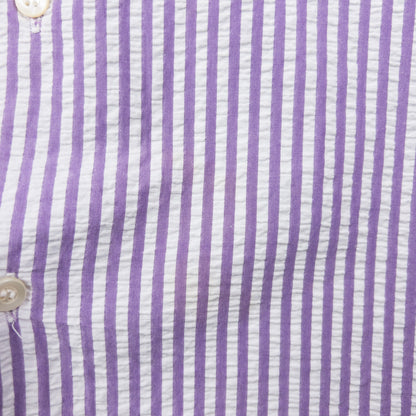 Vintage 90s Issey Miyake Striped Long Sleeve Button Up Shirt Size S