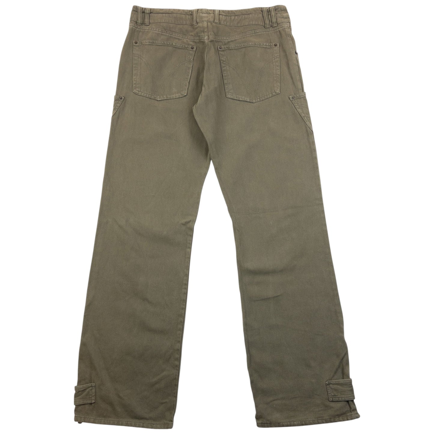 Vintage 2003 Dolce & Gabbana Zip Cuff Denim Jeans Size W34 | W34, Grey