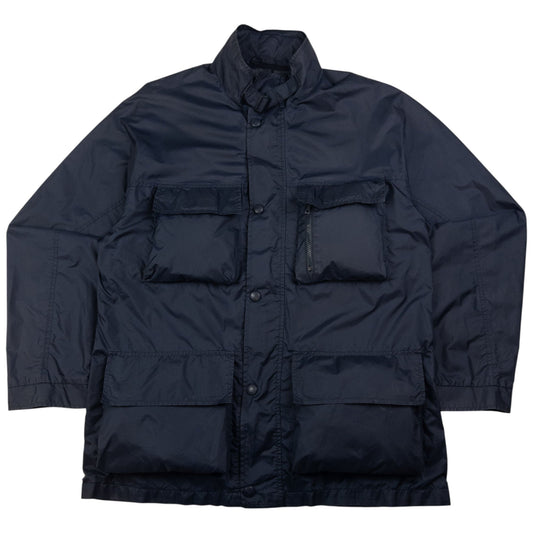 Vintage Armani Jeans Zip Up Cargo Jacket Size